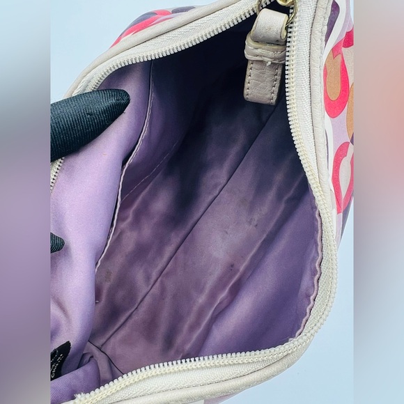 Coach Madison Op Art Sateen Maggie Mini Shoulder Bag - Picture 8 of 8